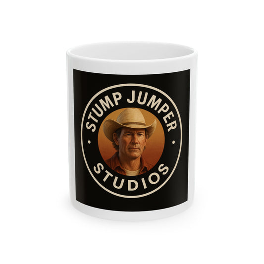 Stump Jumper Studios Coffee Cup, Western Decor, Gift for Ranch Lovers, Personalized Mug, Vintage Style,Rustic Cowboy Ceramic Mug,